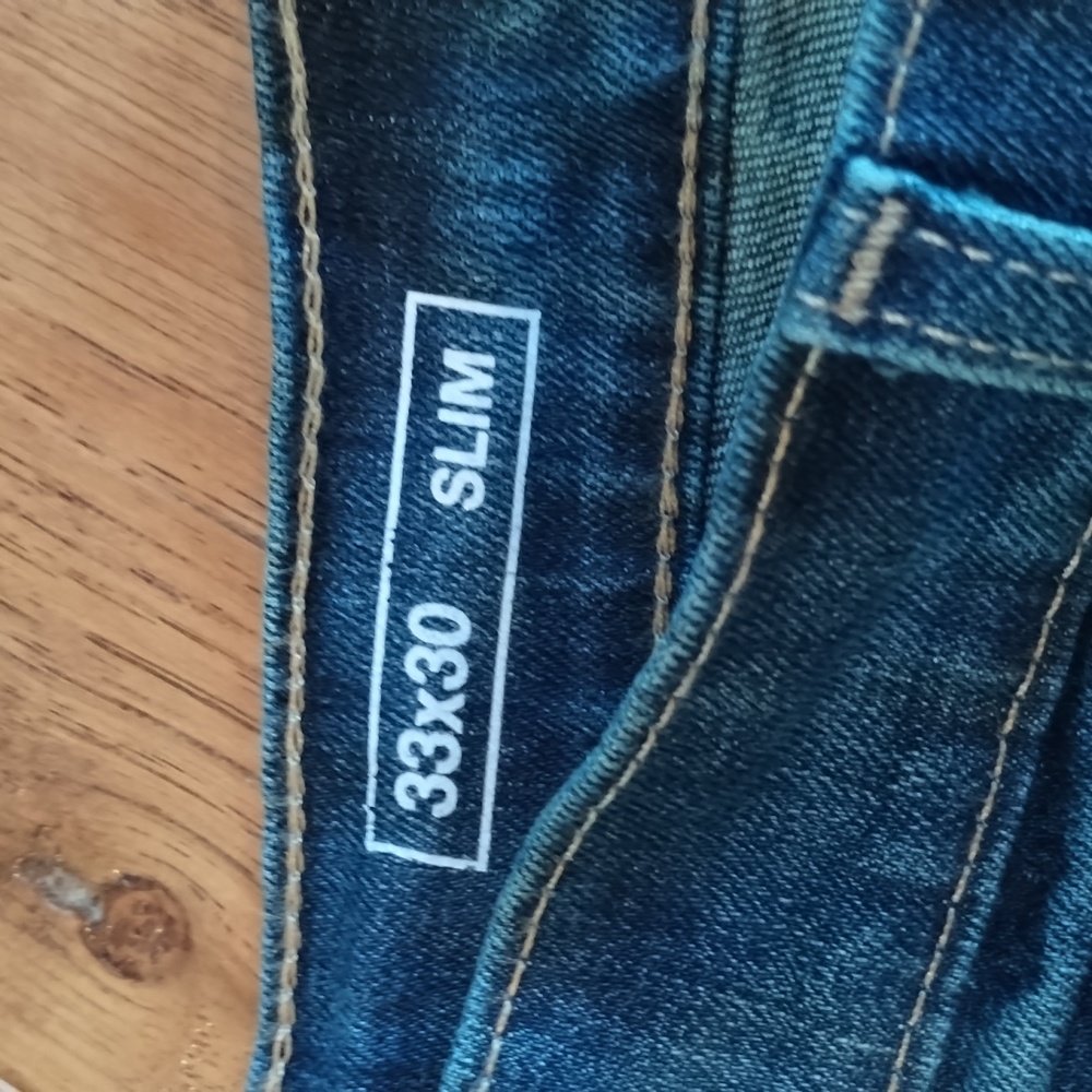 33X30 Slim Straight Jeans - Picture 5 of 9